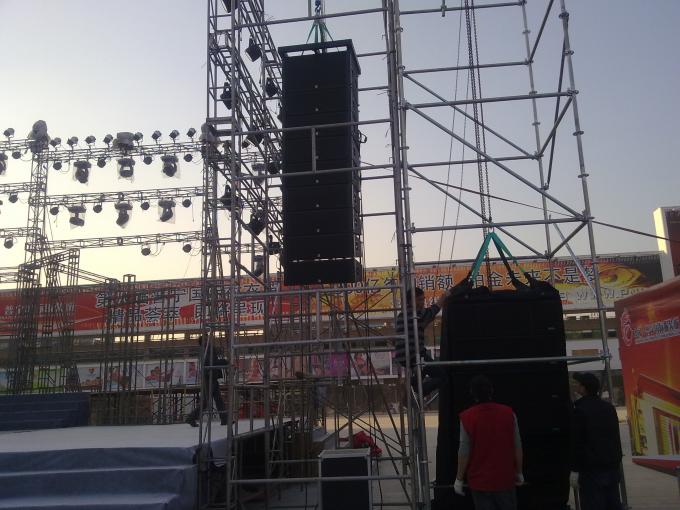 Neodymium Outdoor Line Array Sound System For Church , Professional Loudspeaker Systems
