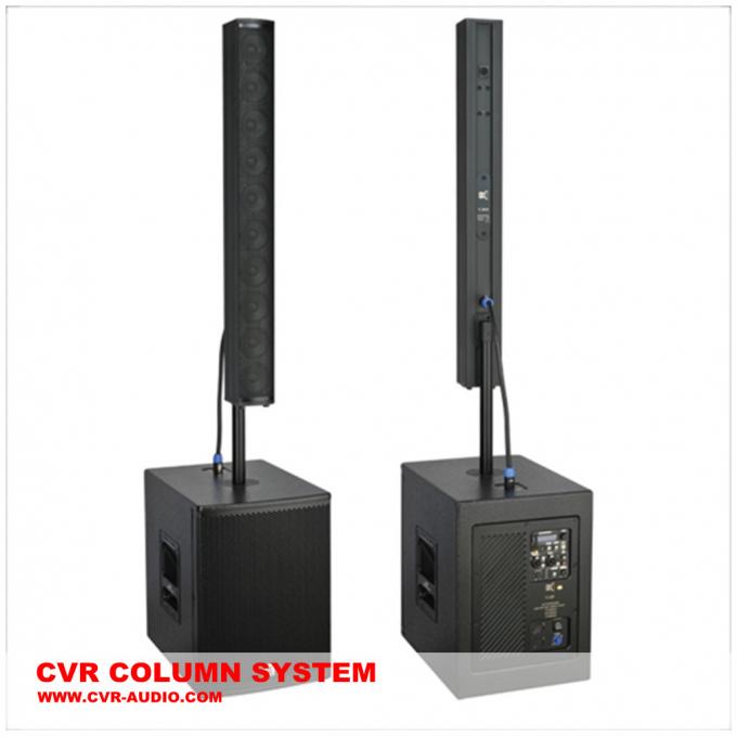 White Painting Pro Line Array Column Speaker Box  , Weatherproof Speaker System