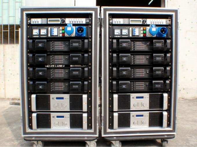 Outdoor Concert Sound Audio 2 Channel Power Amplifier Studio , 1000 Watt