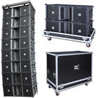 Best Professional Line Array Speakers Dual 12'' Powered Musical Instrument , Active Pa Speaker for sale