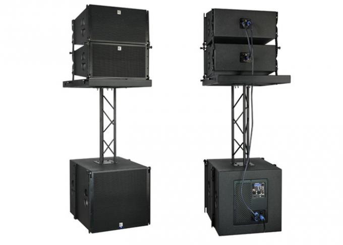 2 Way Line Array Audio Speaker System For Stage Events , Crusade House Of Worship